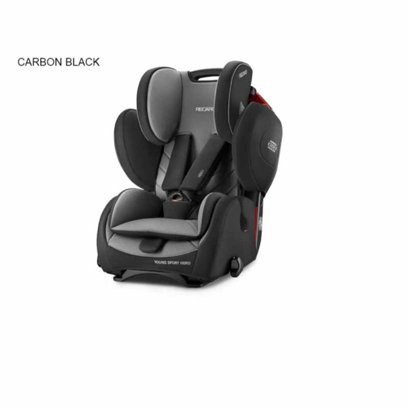 RECARO AUTO SEDISTE 1/2/3  9-36KG YOUNGSPORTHERO CARB BLACK 