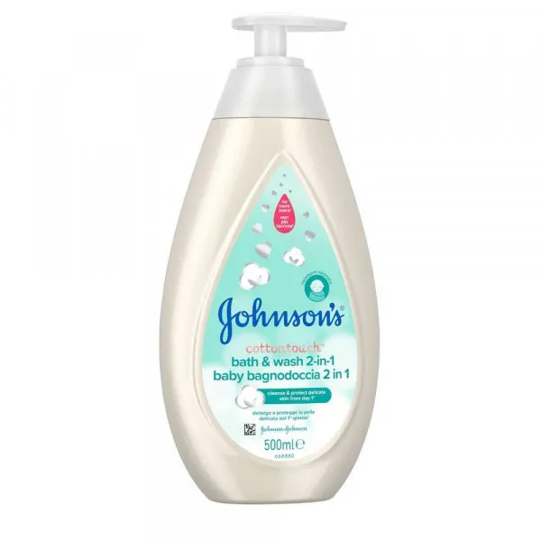 JOHNSONS BABY KUPKA COTTONTOUCH 2U1 500ML 