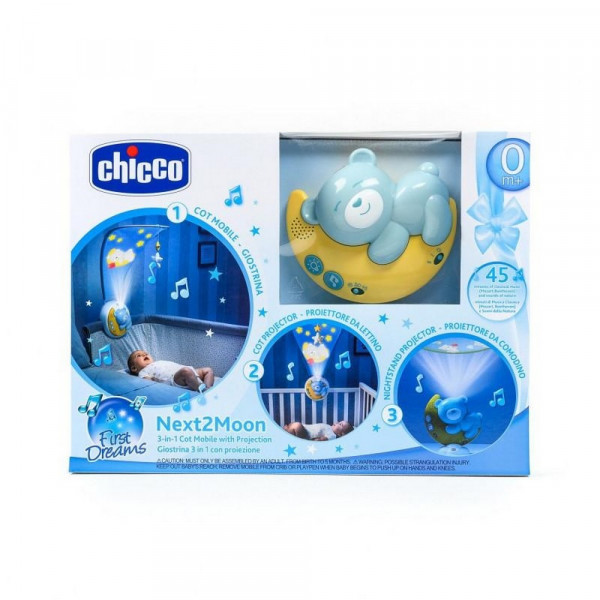 CHICCO MUZICKI PROJEKTOR NEXT2MOON PLAVI