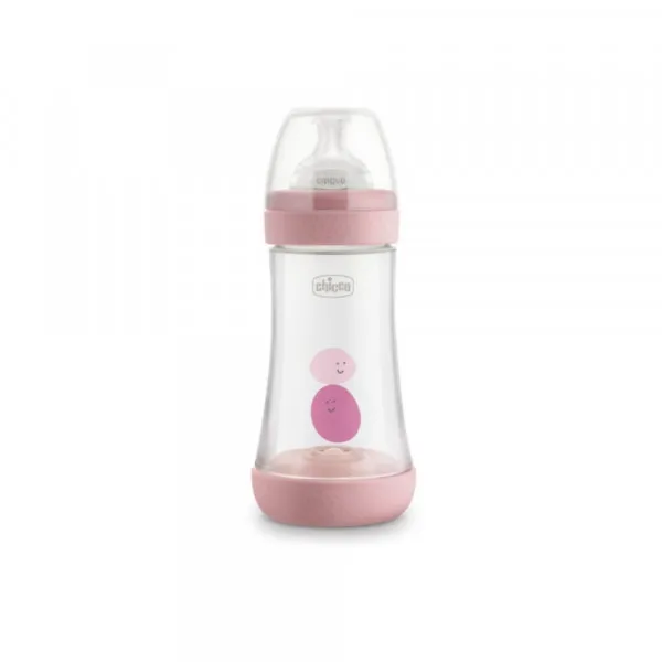 CHICCO PERFECT5 FLASICA ROZE 2M+ 240ML 