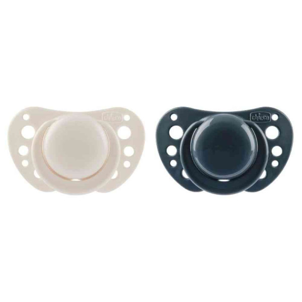 CHICCO LAZA PHYSIO AIR SILIKON PLAVA 6-16M 2KOM 