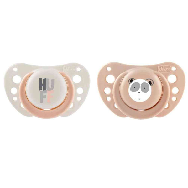CHICCO LAZA PHYSIO AIR SILIKON ROZE 2-6M 2KOM 