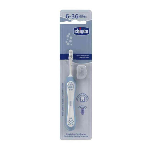CHICCO ČETKICA ZA ZUBE INDIGO PLAVA 6-36M 