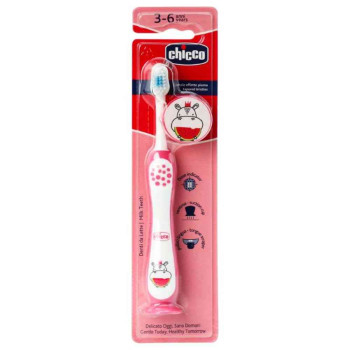 CHICCO cETKICA ZA ZUBE HIPPO 3-6 GODINA 