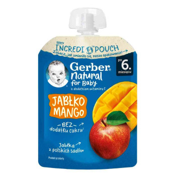 GERBER POUCH JABUKA MANGO 80G 
