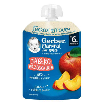 GERBER POUCH JABUKA BRESKVA 80G 