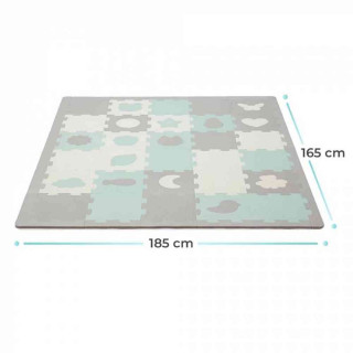 KINDERKRAFT PODLOGA ZA IGRU 3D LUNO SHAPES MINT 