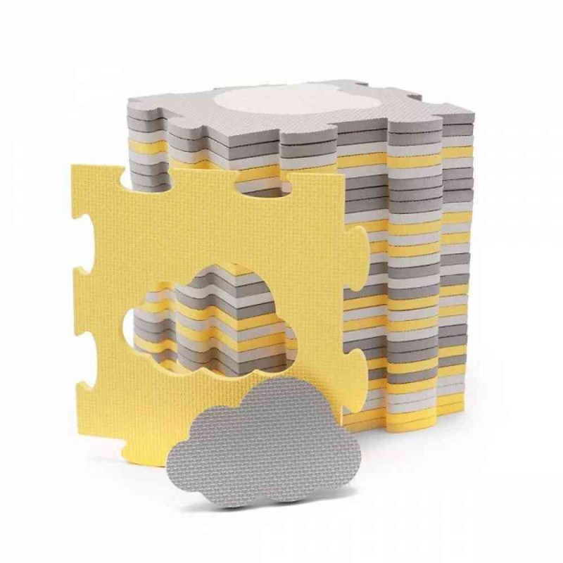 KINDERKRAFT PODLOGA ZA IGRU 3D LUNO SHAPES YELLOW 