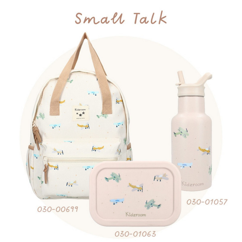 KIDZROOM TERMOS SMALL TALK BEIGE 350ML 