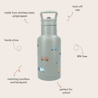 KIDZROOM TERMOS SWEET CUDDLES GREEN 350ML 