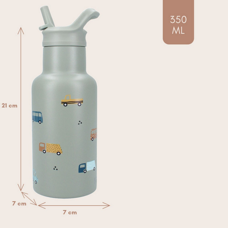 KIDZROOM TERMOS SWEET CUDDLES GREEN 350ML 