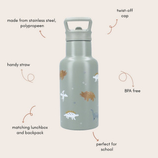 KIDZROOM TERMOS SMALL TALK GREEN 350ML 