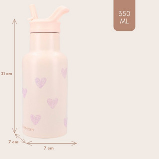 KIDZROOM TERMOS SMALL MAGICAL MEADOWS PINK 350ML 