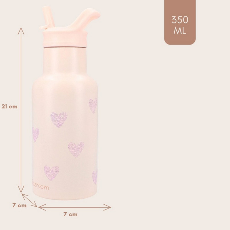 KIDZROOM TERMOS SMALL MAGICAL MEADOWS PINK 350ML 