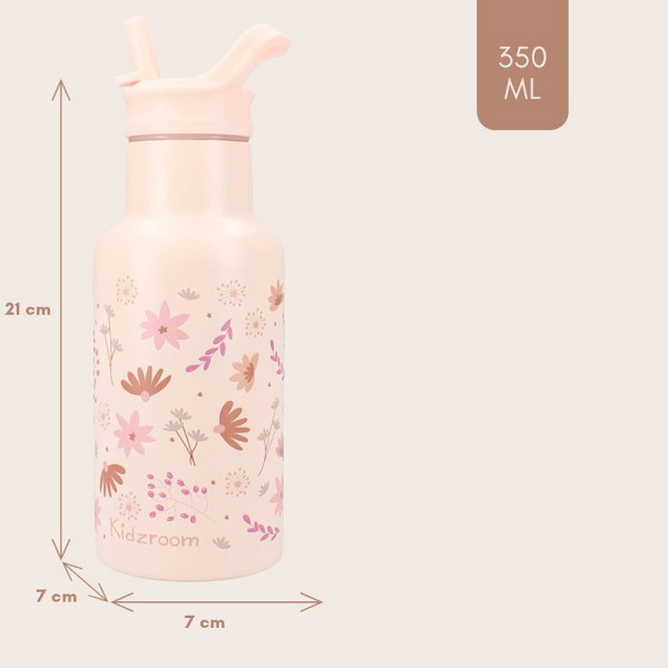 KIDZROOM TERMOS SMALL ENCHANTED MEMORIES PINK 350ML 