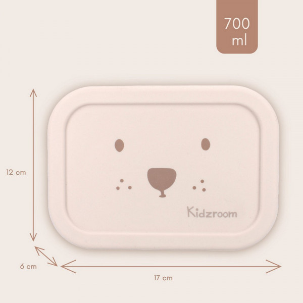 KIDZROOM KUTIJA ZA RUCAK BEARY EXCITED BEIGE 