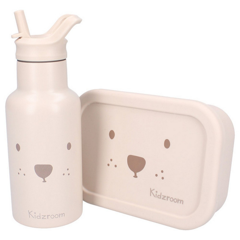 KIDZROOM KUTIJA ZA RUCAK BEARY EXCITED BEIGE 