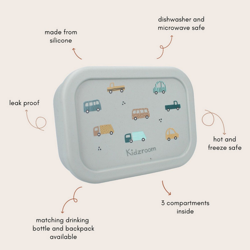 KIDZROOM KUTIJA ZA RUCAK SWEET CUDDLES GREEN 