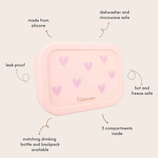 KIDZROOM KUTIJA ZA RUCAK MAGICAL MEADOWS PINK 