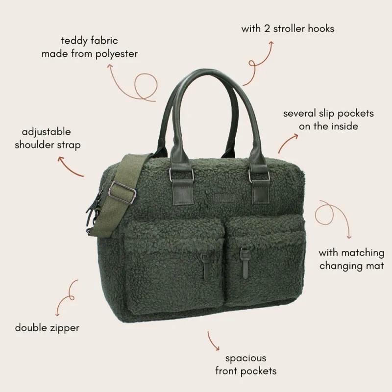 KIDZROOM TORBA ZA MAME CARE HELLO LITTLE ONE TEDDY ARMY 