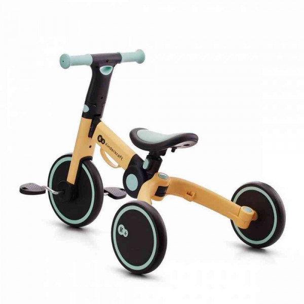 KINDERKRAFT TRICIKL 3U1 4TRIKE SUNFLOWER BLUE 