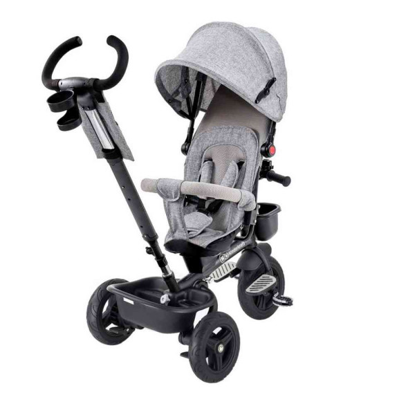 KINDERKRAFT TRICIKL AVEO 2U1 LIGHT GREY 