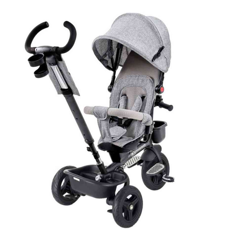 KINDERKRAFT TRICIKL AVEO 2U1 LIGHT GREY 