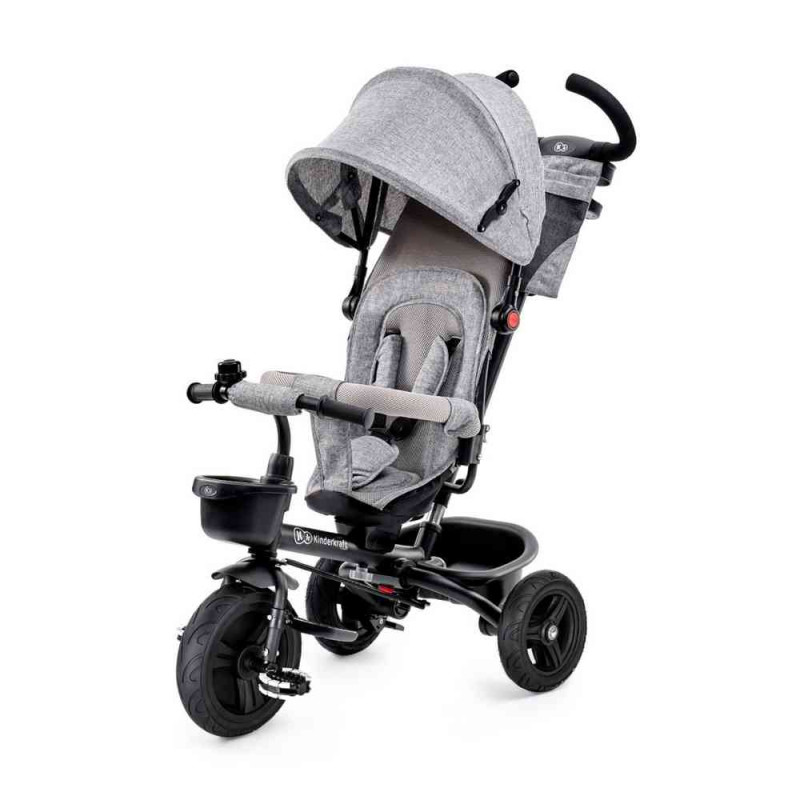 KINDERKRAFT TRICIKL AVEO 2U1 LIGHT GREY 