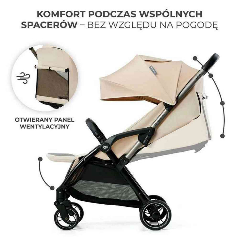 KINDERKRAFT KOLICA APINO DUNE BEIGE 