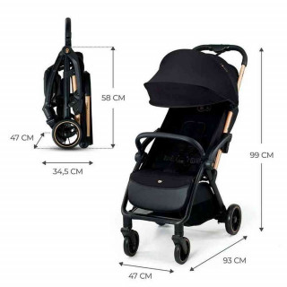 KINDERKRAFT KOLICA APINO RAVEN BLACK 