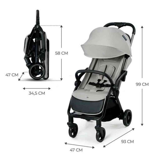 KINDERKRAFT KOLICA APINO DOVE GREY 