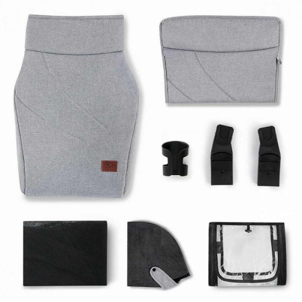 KINDERKRAFT KOLICA DUO SISTEM EVERYDAY LIGHT GREY