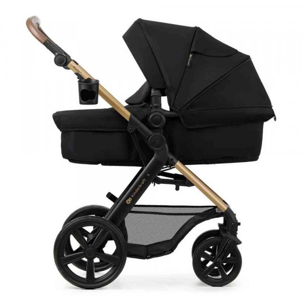 KINDERKRAFT MOOV 2 KOLICA ZA BEBE 3U1 PURE BLACK 