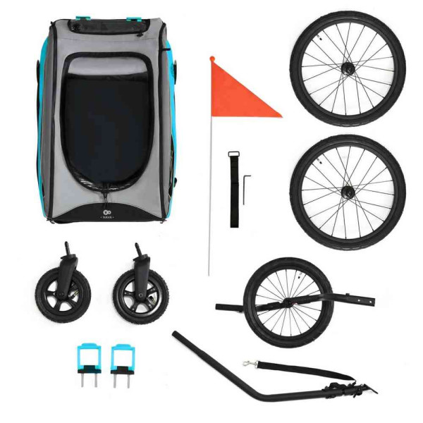 KINDERKRAFT PRIKOLICA ZA BICIKL 3U1 NAVA HAWAIIAN 