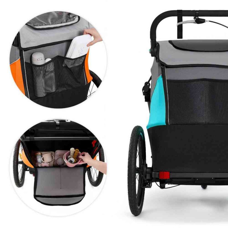 KINDERKRAFT PRIKOLICA ZA BICIKL 3U1 NAVA HAWAIIAN 