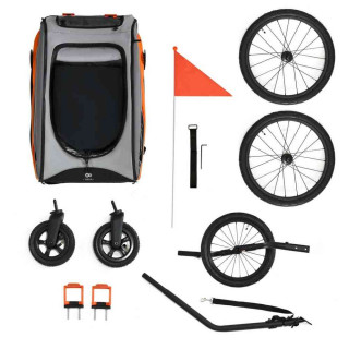 KINDERKRAFT PRIKOLICA ZA BICIKL 3U1 NAVA SUNNY 