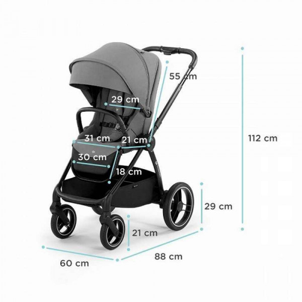 KINDERKRAFT KOLICA NEA DEEP GREY