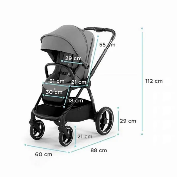 KINDERKRAFT KOLICA NEA DEEP GREY 