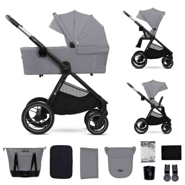 KINDERKRAFT KOLICA ZA BEBE 2U1 NEA 2 PLATINUM GREY 