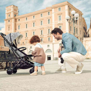 KINDERKRAFT KOLICA PILOT 2 BIZUU LUNAR BLACK 