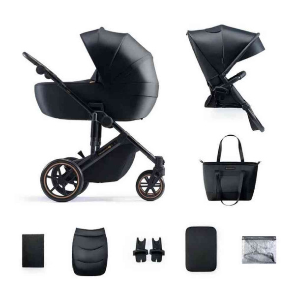 KINDERKRAFT KOLICA 2U1 PRIME2 SHADOW VENEZIAN BLACK 