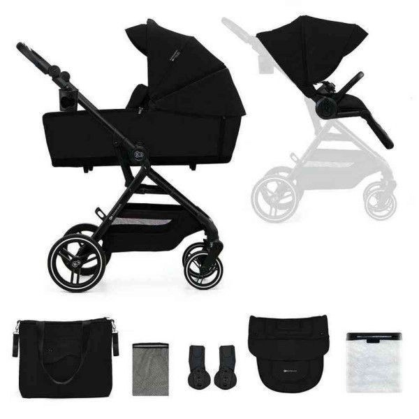 KINDERKRAFT KOLICA YOXI 2U1 PURE BLACK 