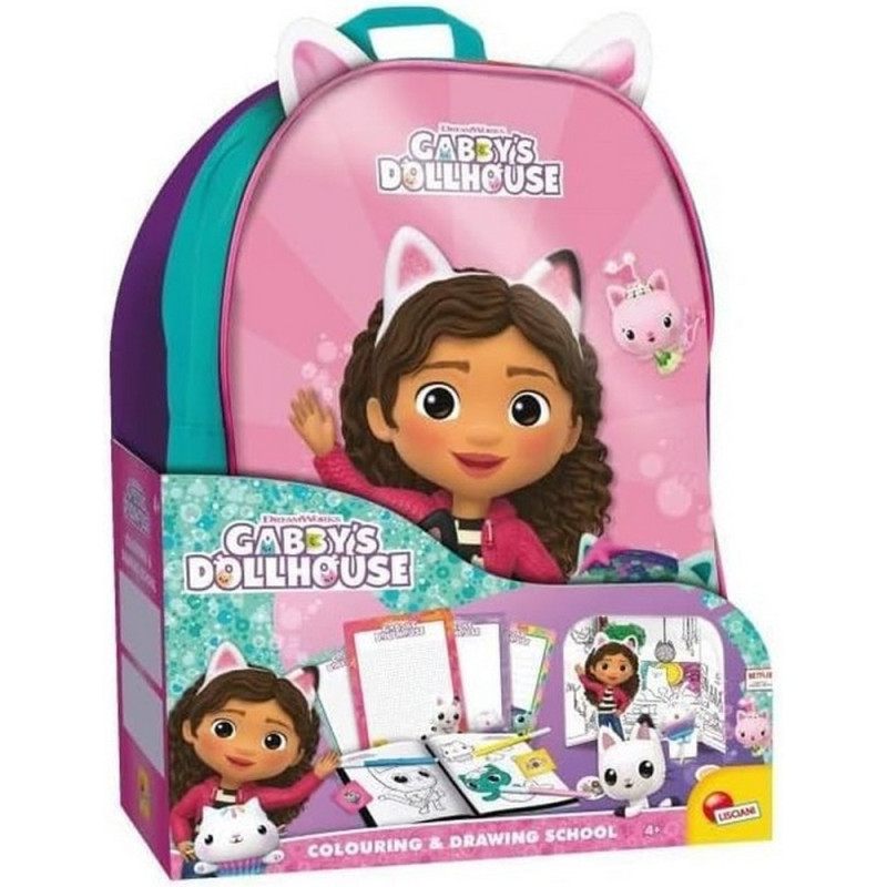 LISCIANI GABBYS DOLLHOUSE RUKSAK ZA CRTANJE I BOJENJE 