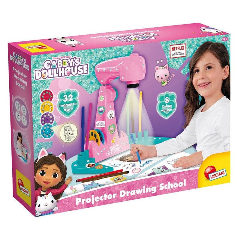LISCIANI GABBYS DOLLHOUSE PROJEKTOR ŠKOLA CRTANJA 