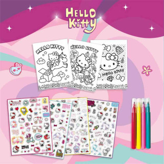 HELLO KITTY SUPER NALEPNICE I BOJANKA 