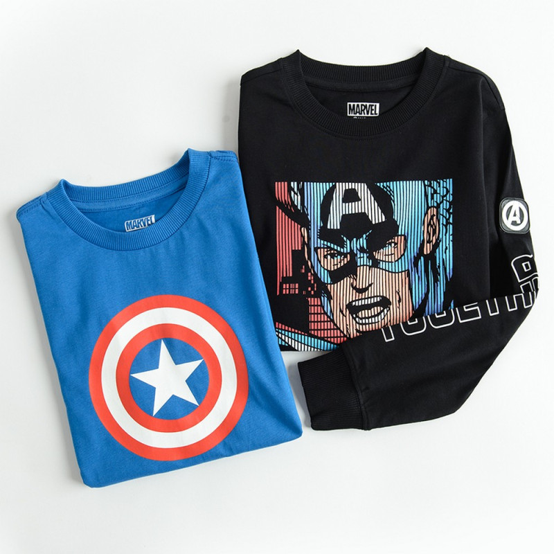 COOL CLUB MAJICA DUG RUKAV 2KOM AVENGERS