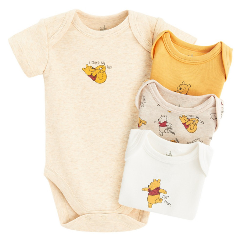 COOL CLUB BODI KRATAK RUKAV 4KOM DISNEY WINNIE THE POOH MIX