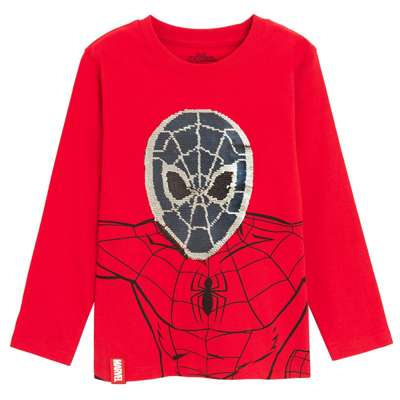 COOL CLUB MAJICA DUG RUKAV MARVEL SPIDER-MAN RED BOTANIC