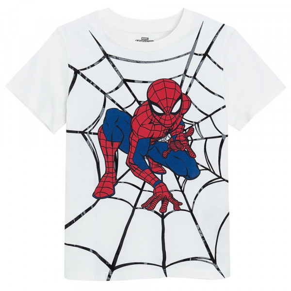 COOL CLUB MAJICA KRATAK RUKAV MARVEL SPIDER-MAN WHITE BOTANIC