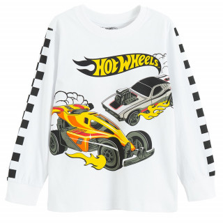 COOL CLUB MAJICA DUG RUKAV MATTEL HOT WHEELSWHITE